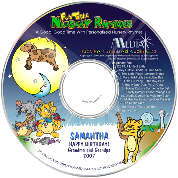 Fun Time Nursery Rhymes CD - Click Image to Close