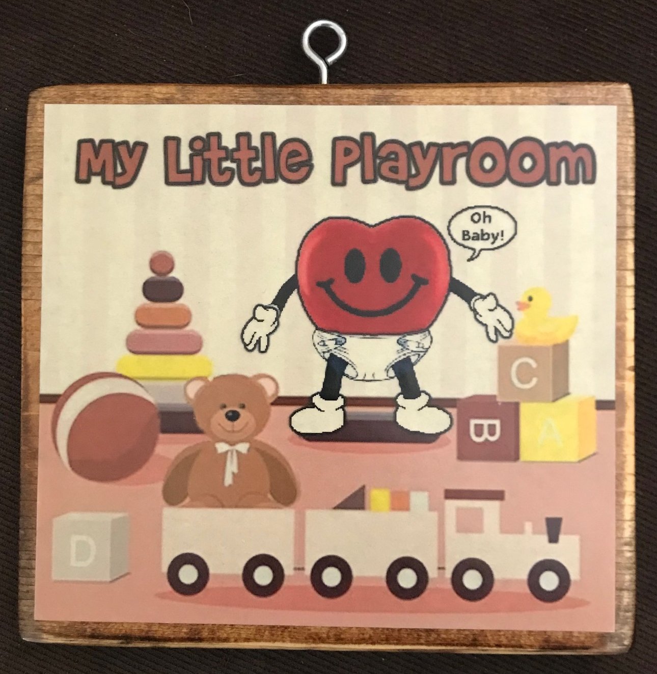My Little Playroom Plaque