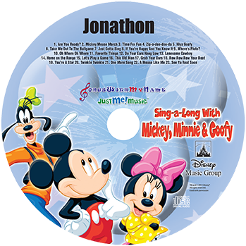 MP3 - Sing Along With Mickey, Minnie and Goofy - Click Image to Close
