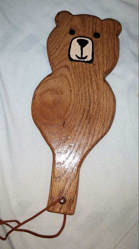 Teddy Bear Paddle - Click Image to Close